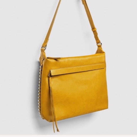 NWT • Zara • Studded Crossbody Bucket Bag - Picture 3 of 7